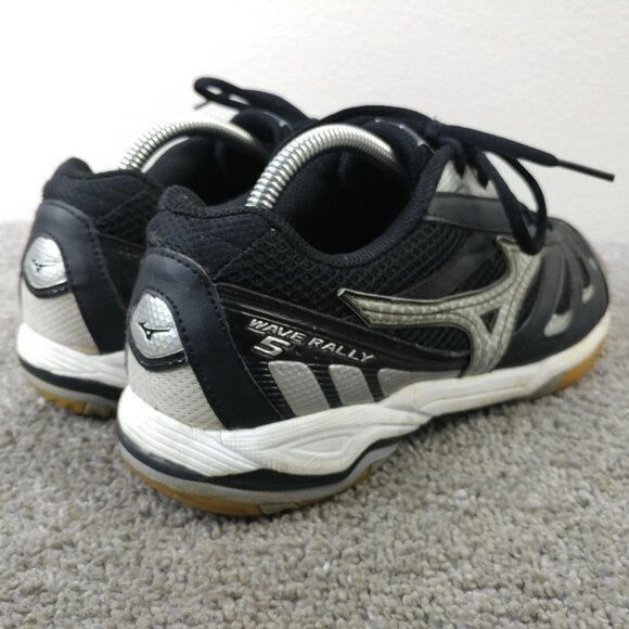 Mizuno Wave Rally 5 Womens Size 11 Volleyball Shoes Black Low Top Lace Up - Picture 11 of 12